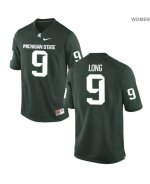 Women's Dominique Long Michigan State Spartans #9 Nike NCAA Green Authentic College Stitched Football Jersey ZS50V41YH
